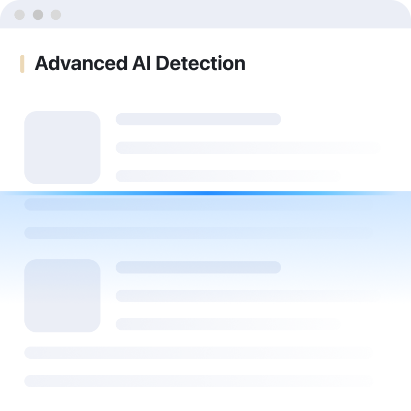 Advanced AI Detection